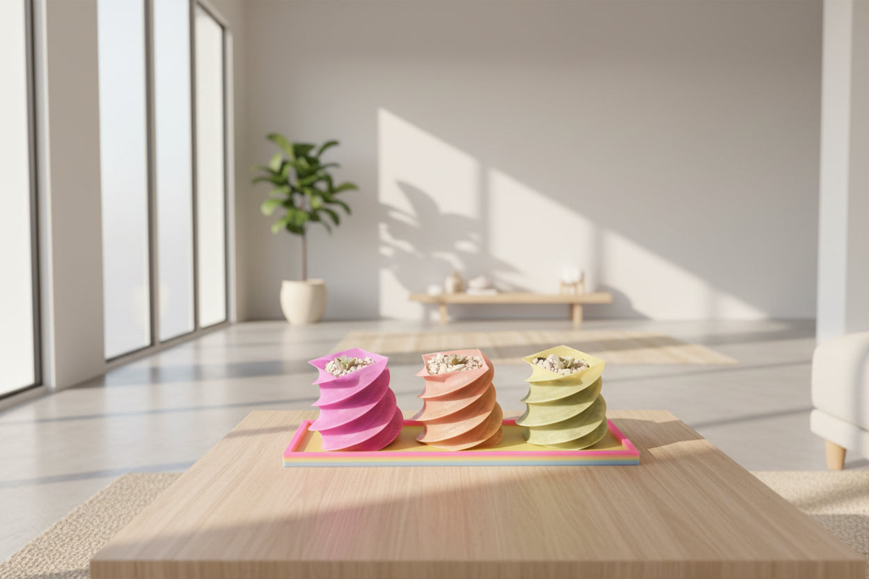 Aurora Spiral Planter Set | Spring Collection
