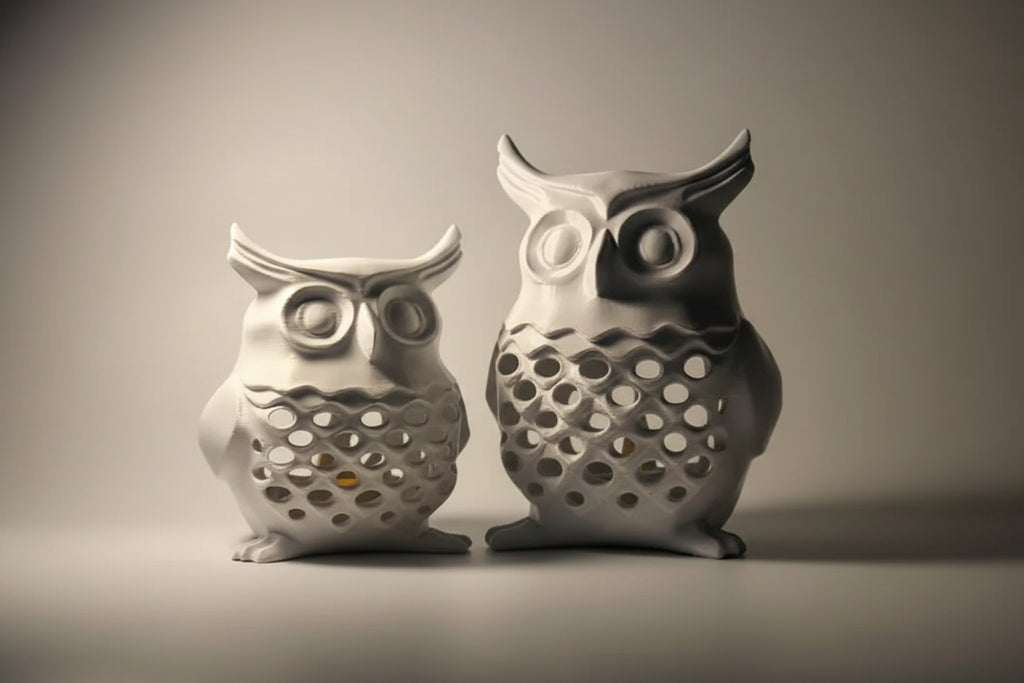 Owl Tea Light Lamp